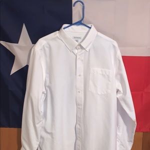 George all white Button-down